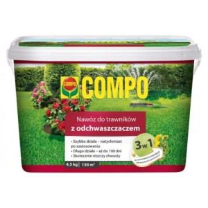Nawóz do trawników z odchwaszczaczem 3w1 4,5kg