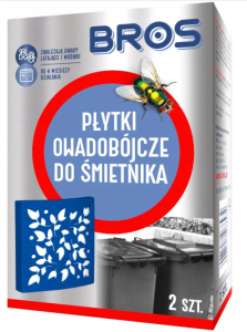 Bros płytki owadobójcze do śmietnika 2 szt.