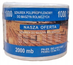 Sznurek tegafol tex 1000 2000m