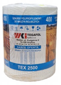 Sznurek tegafol tex 2500 1600m  