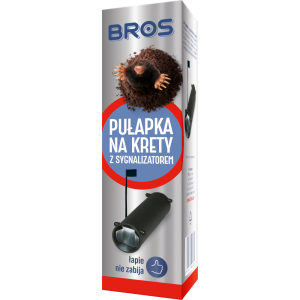 Bros pułapka krety z sygnalizatorem