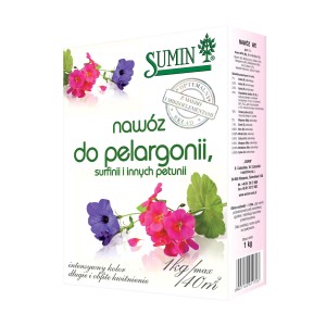Sumin nawóz do pelargoni surfini i innych petunii 1kg