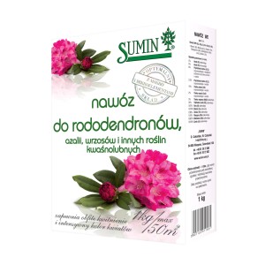 Sumin nawóz do rododendronów azalii wrzosów i roślin kwaśnolubnych 1kg 