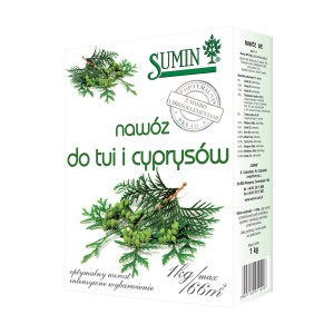 Sumin nawóz do tui i cyprysów 1kg 