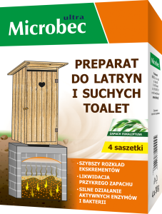 Bros microbec do latryn i suchych toalet 4x30g