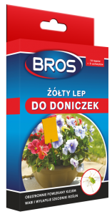 Bros żółty lep do doniczek 10szt.