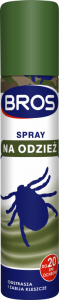 Bros spray na odzież odstrasza i zabija kleszcze 90ml
