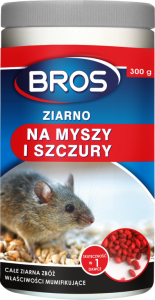 Bros ziarno zatrute na myszy i szczury 140g